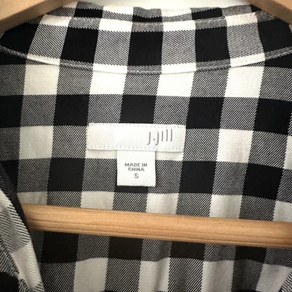 J Jill Gingham Shift Dress Sz S - Picture 3 of 4